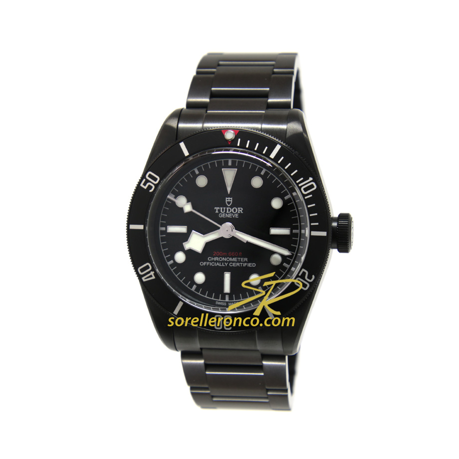 Black Bay ALL BLACK Bracciale Acciaio PVD Nero