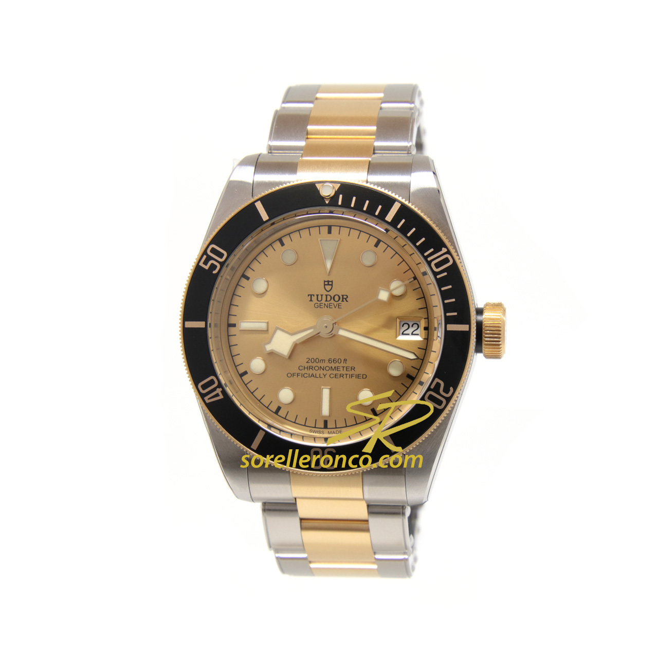 Tudor Heritage Black Bay Champagne Acciaio e Oro Giallo