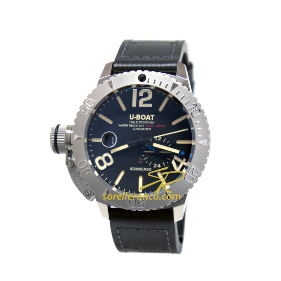 Sommerso Pelle Nera 46mm