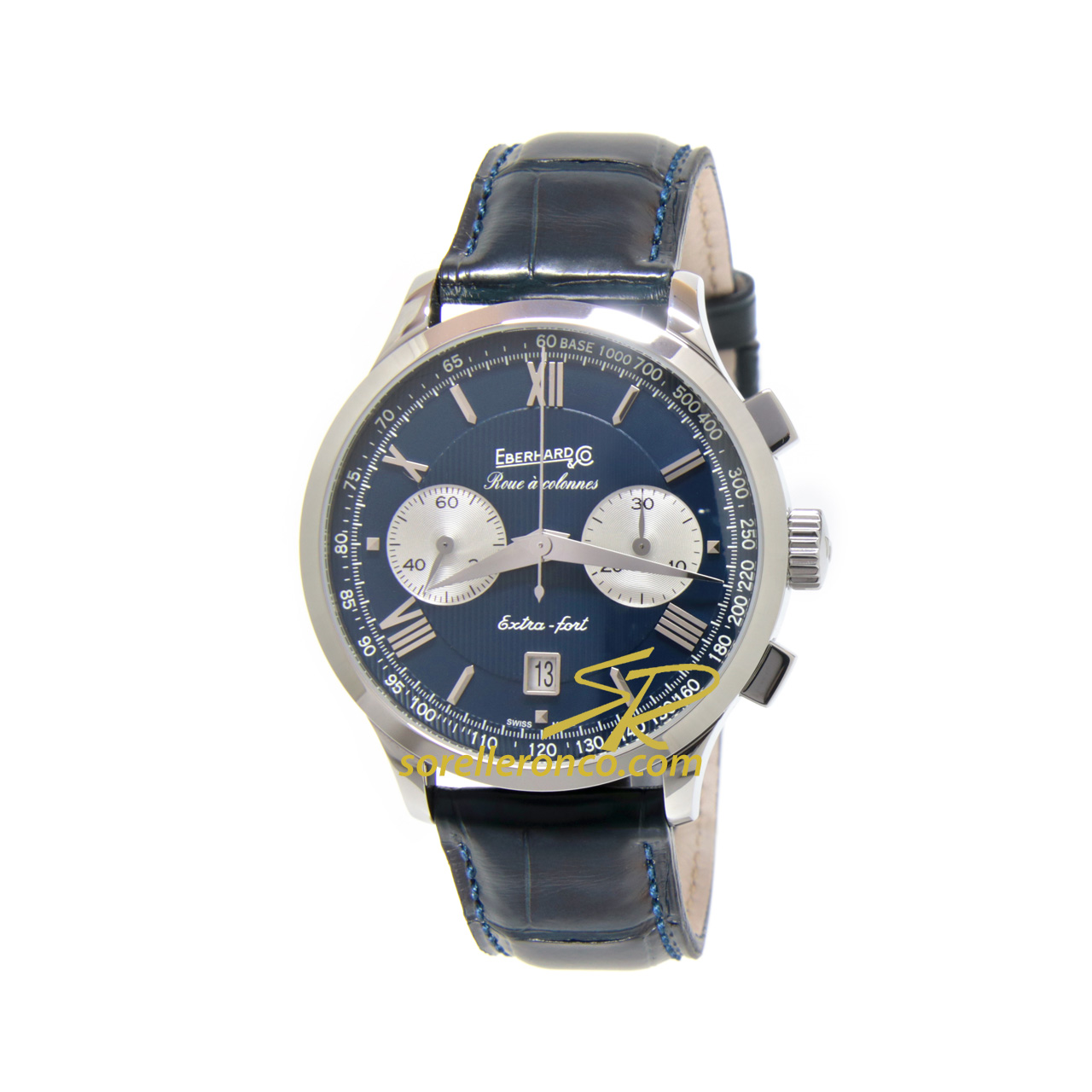 Extra-Fort Grande Taille Ruota Colonne 41mm Blu