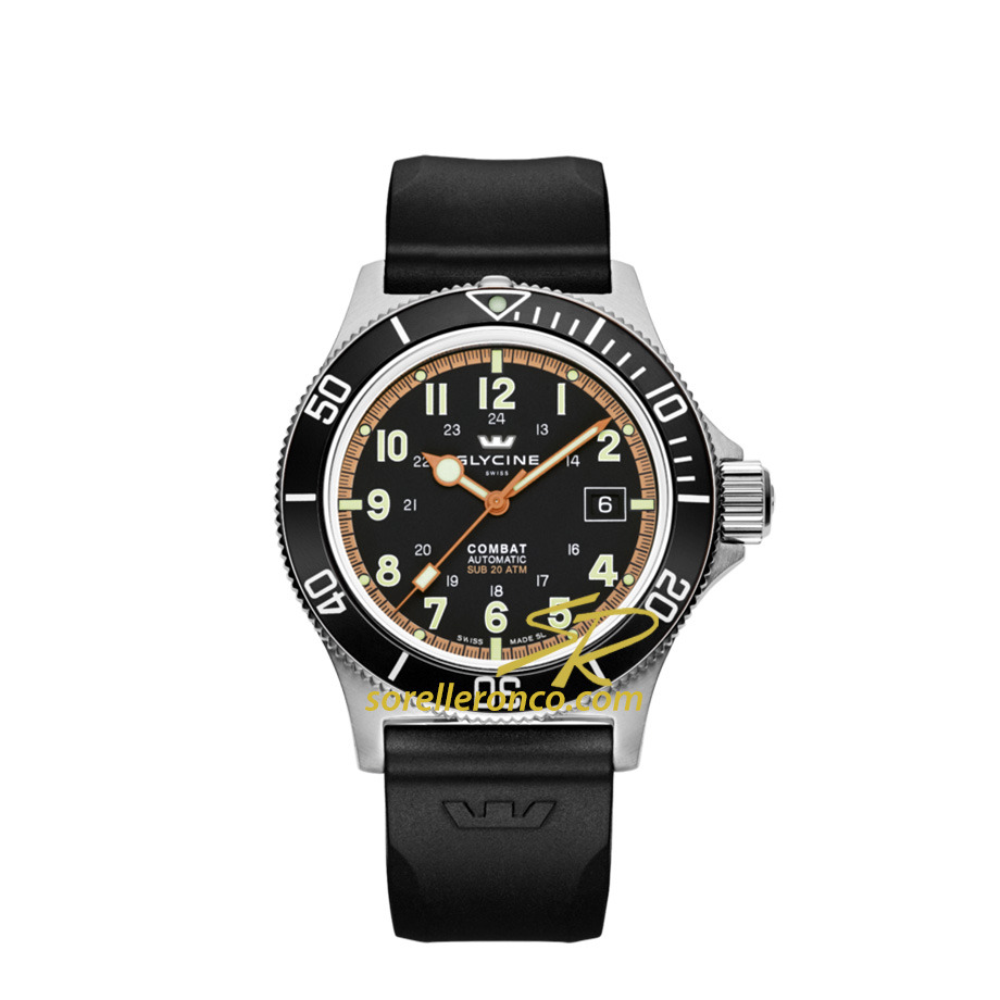 COMBAT SUB Automatico ghiera Nera 