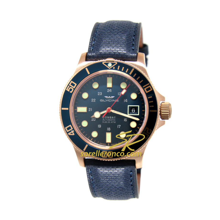 Combat Sub Bronzo Ghiera Blu 42mm