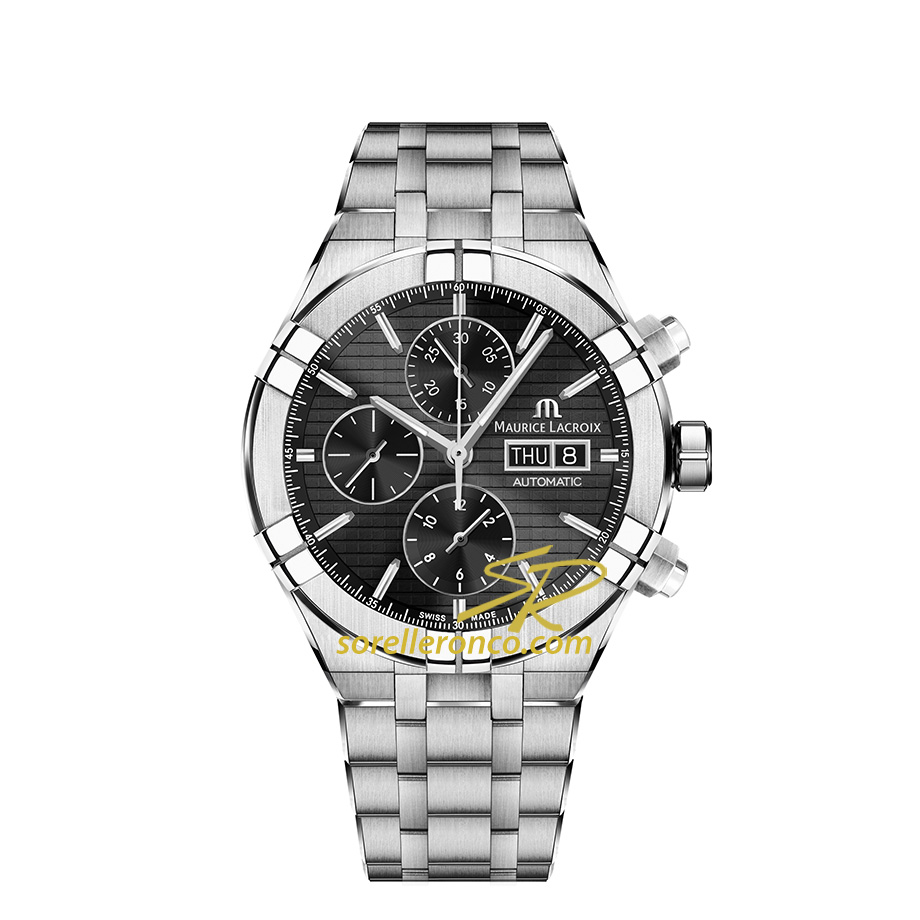Aikon Chrono Automatico Nero 44mm