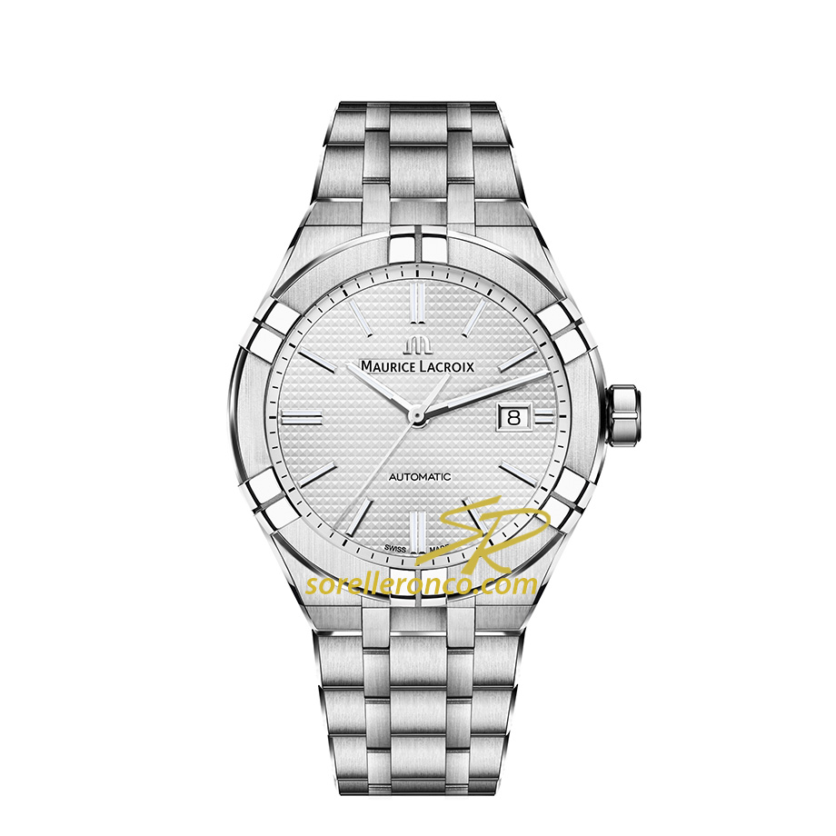 Aikon Silver Bracciale Acciaio 42mm