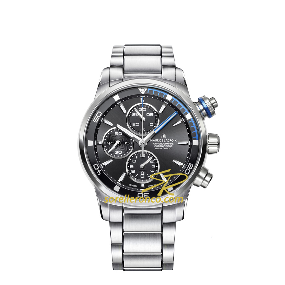 Pontos S Chrono Nero Blu 42mm