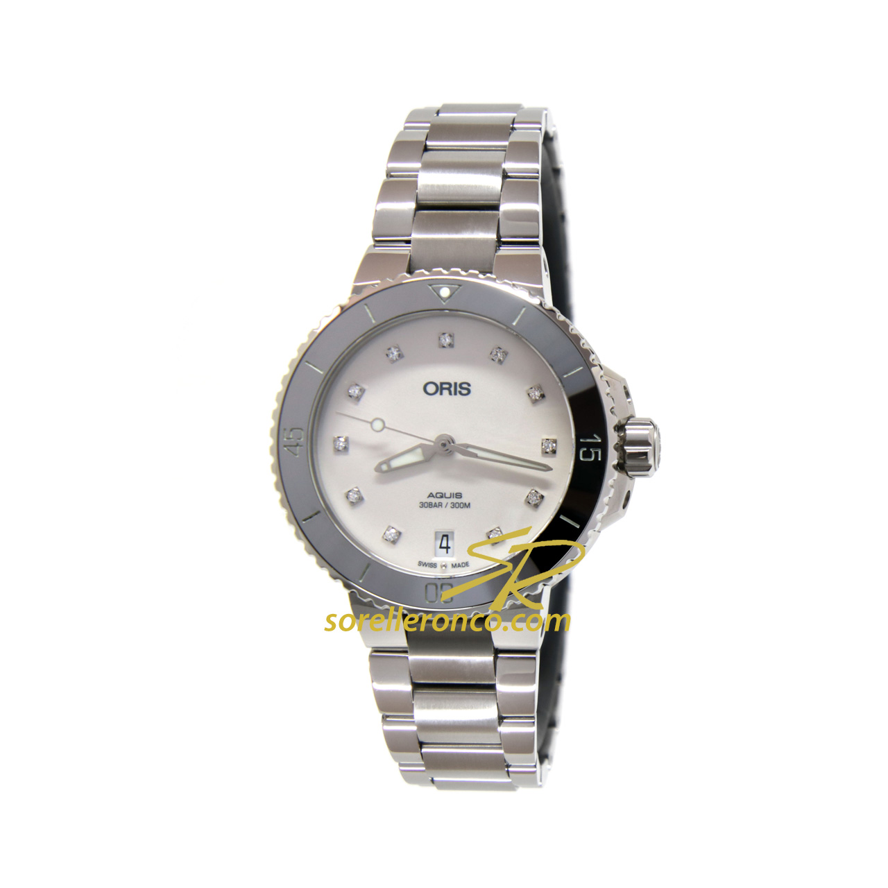 Aquis Date Diamonds Lady 36.5mm
