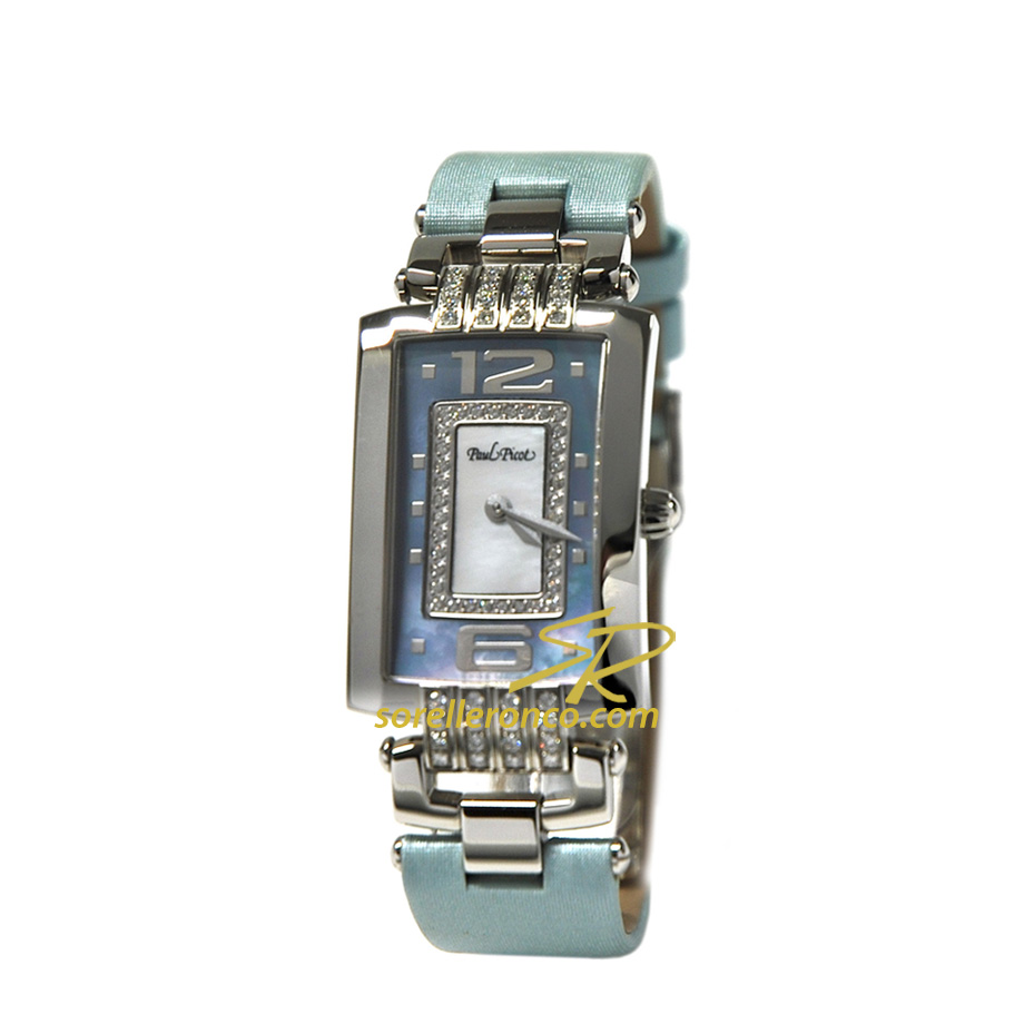 Lady Chic Madreperla Azzurro con Diamanti