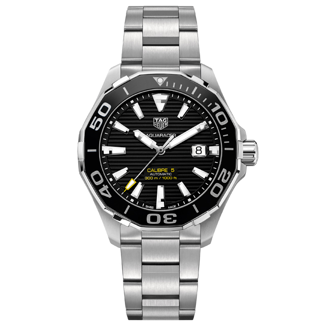 Aquaracer 300m Calibro 5 Ghiera Ceramica Nera 43mm