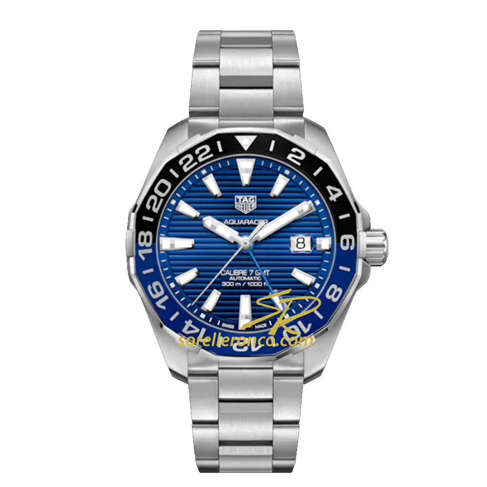 Aquaracer GMT Batman Calibro 7 Blu