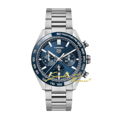 Carrera Calibro Heuer 02 44mm Chrono Blu