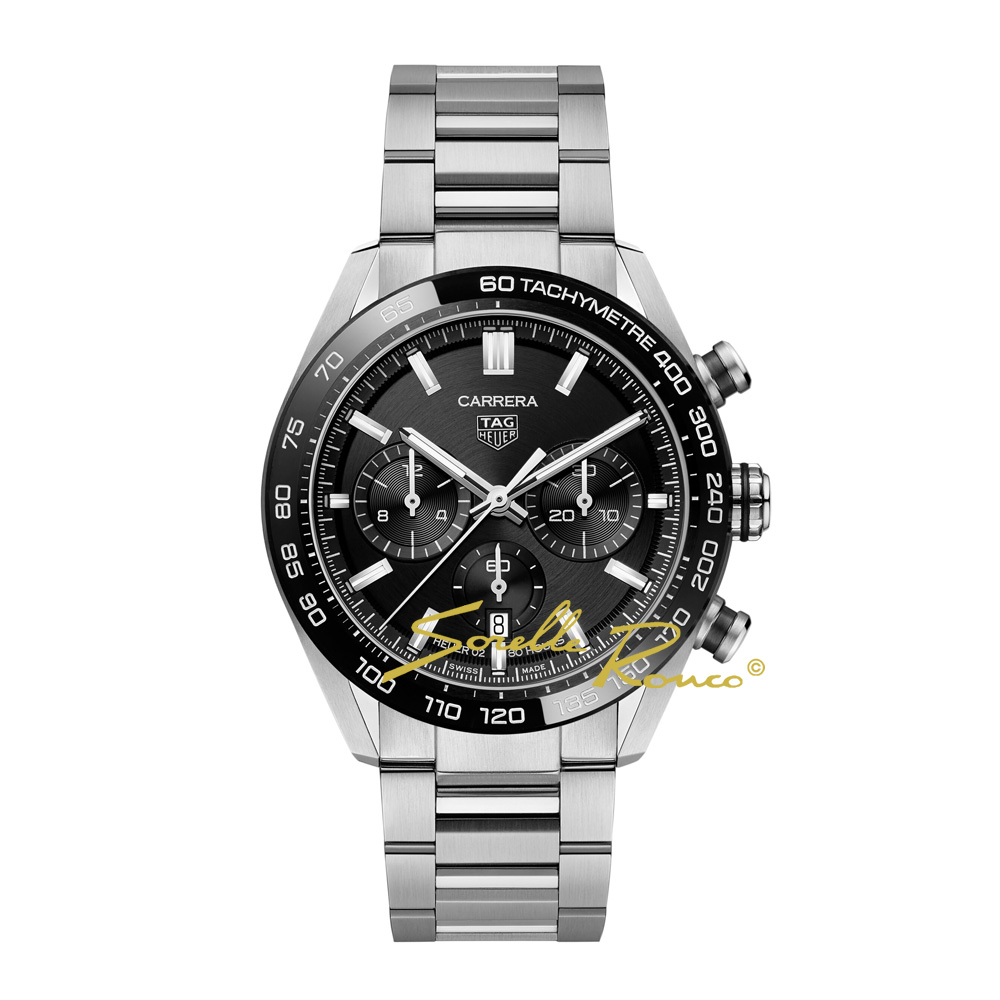 Carrera Calibro Heuer 02 44mm Chrono Nero