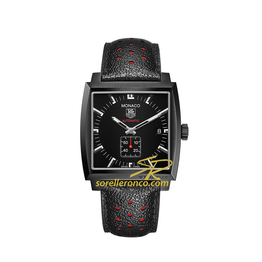 Monaco Automatico BLACK EDITION PVD Nero