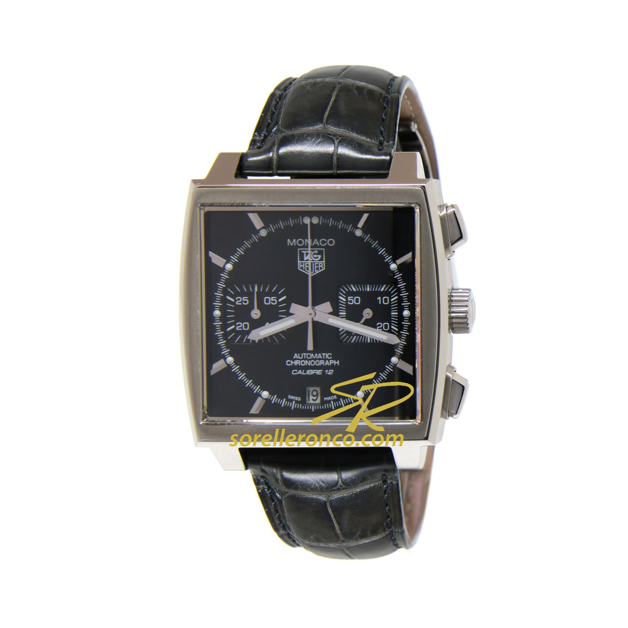 Monaco Chrono Calibre 12 Nero