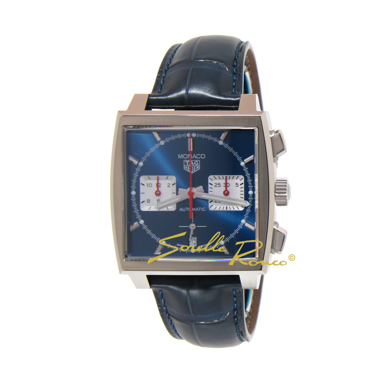 Monaco Chronograph Blu Calibre Heuer 02