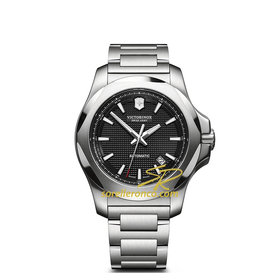 INOX Mechanical Nero Bracciale Acciaio 43mm