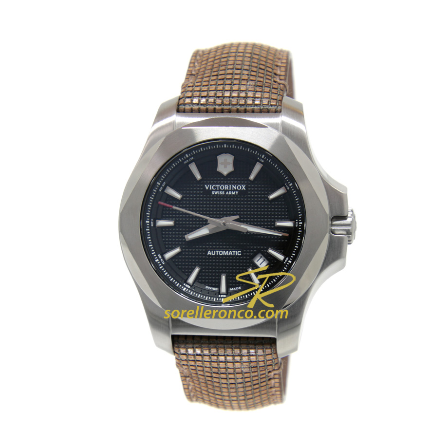 I.N.O.X. Mechanical Nero Cinturino Legno 43mm