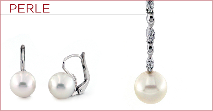 Orecchini con Perle in Vendita