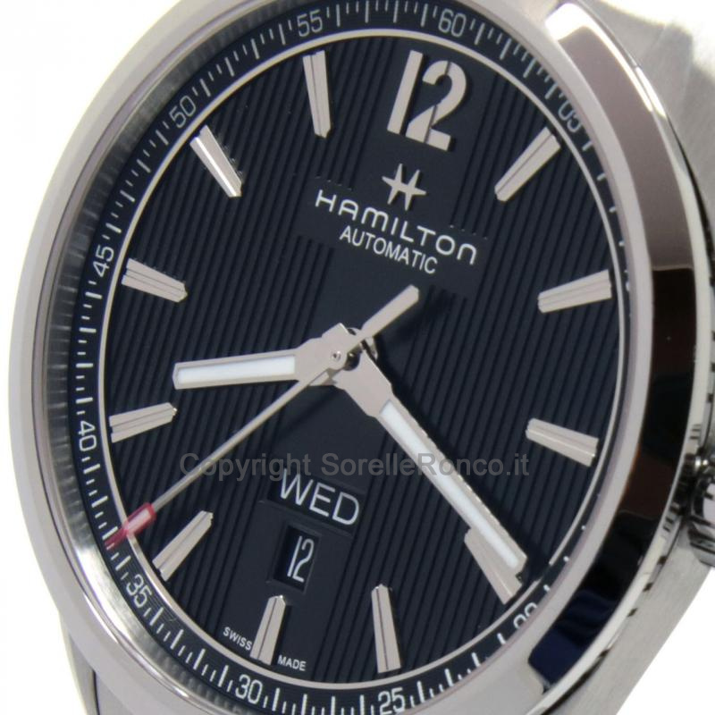 HAMILTON BROADWAY DAY DATE NERO 42MM ACCIAIO