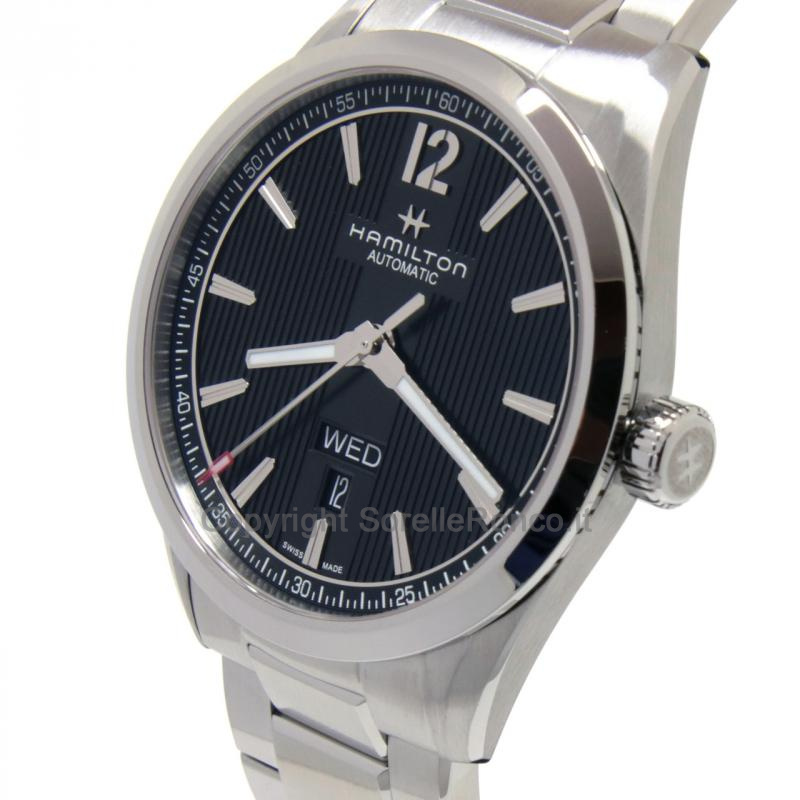 HAMILTON BROADWAY DAY DATE NERO 42MM ACCIAIO