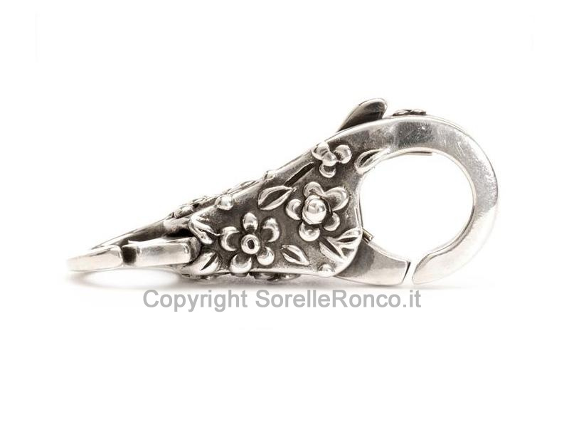 CHIUSURA TROLLBEADS MERLETTO IN ARGENTO