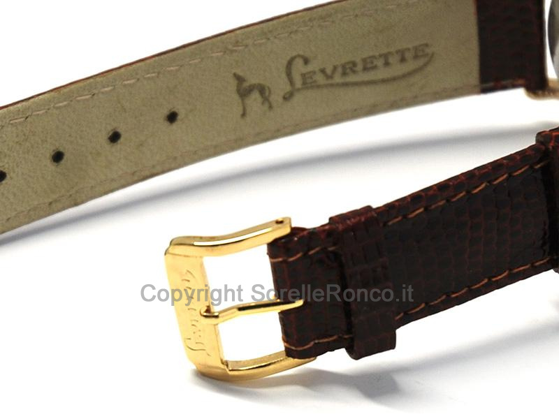 LEVRETTE OROLOGIO QUADRANTE DORATO