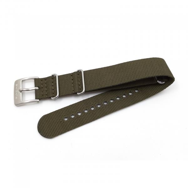 1048417 - Cinturino Glycine Nylon Verde Oliva 22mm