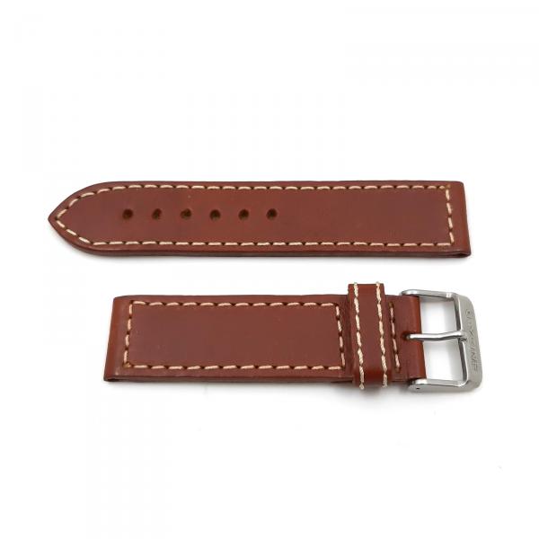 1115845 - Cinturino Glycine Pelle Marrone Chiaro 22mm