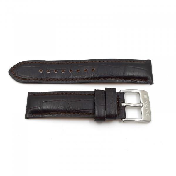 1115850 - Cinturino Glycine Pelle Marrone 22mm
