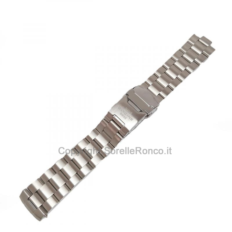 BRACCIALE GLYCINE ACCIAIO INOX 22MM