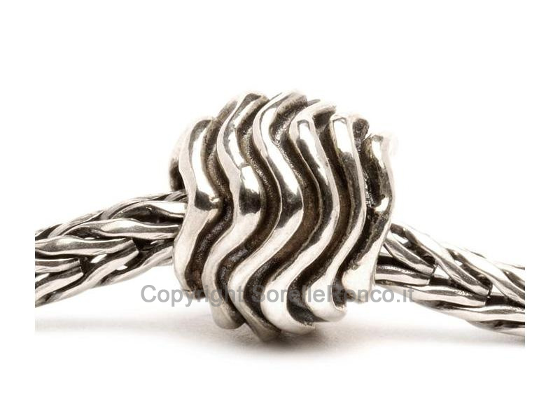BEADS IN ARGENTO TROLLBEADS ONDE