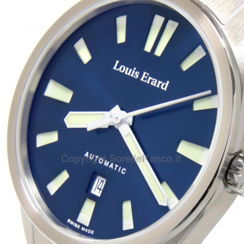 LOUIS ERARD SPORTIVE BLU 42MM AUTOMATICO ACCIAIO
