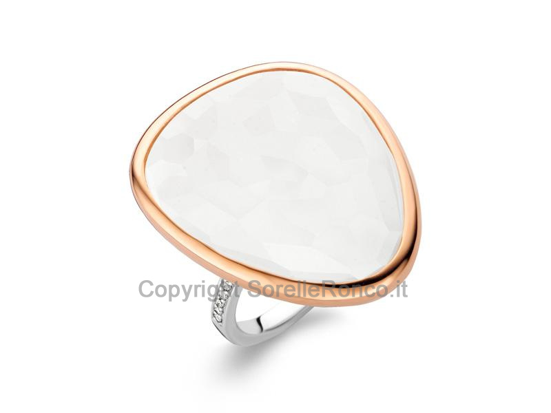 ANELLO TI SENTO MILANO PLACCATO ORO ROSA