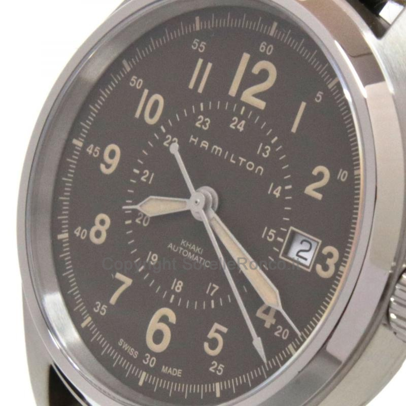 HAMILTON KHAKI FIELD MARRONE 42MM CANVAS