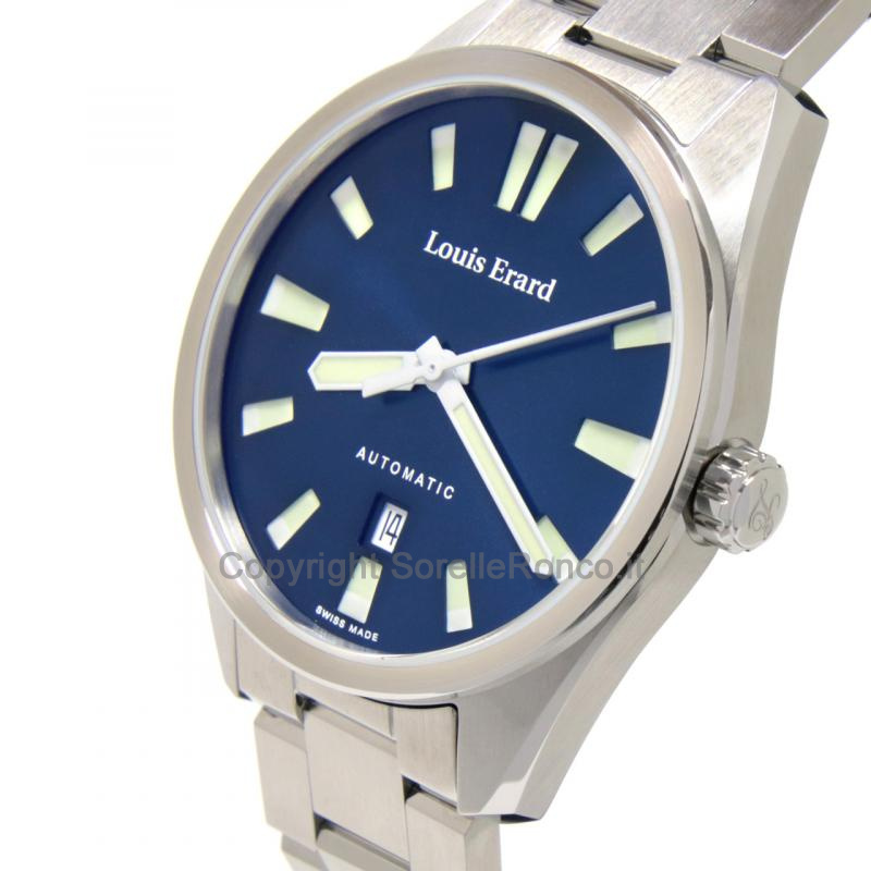 LOUIS ERARD SPORTIVE BLU 42MM AUTOMATICO ACCIAIO