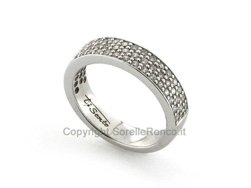 ANELLO TI SENTO MILANO IN ARGENTO 