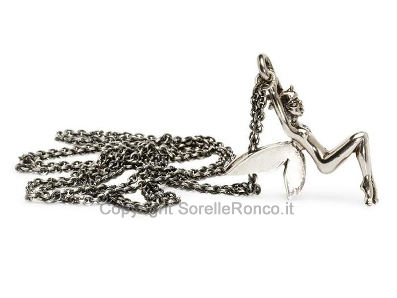 TROLLBEADS COLLANA ARGENTO CON FOLLETTO