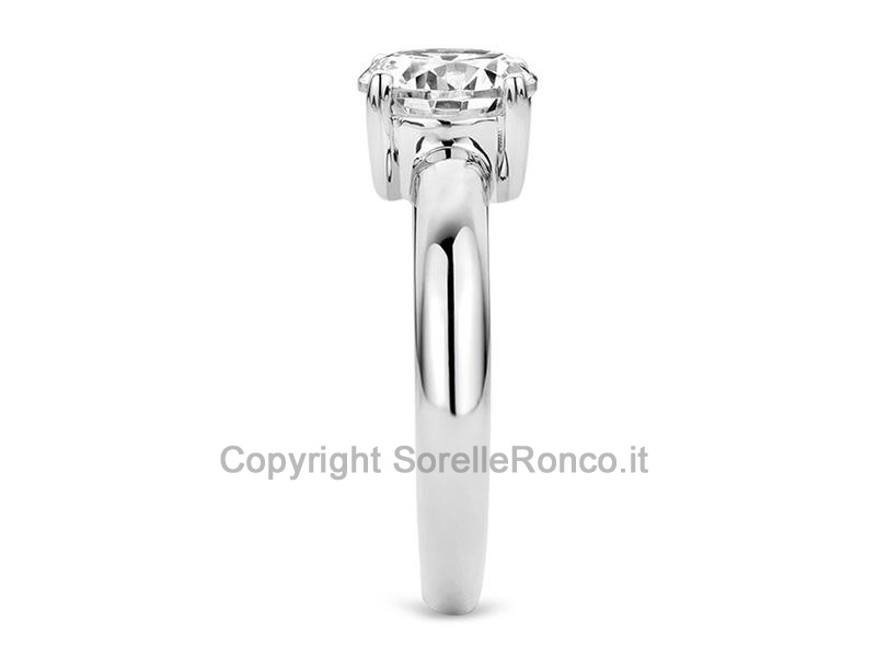 ANELLO SOLITARIO ZIRCONE TI SENTO MILANO