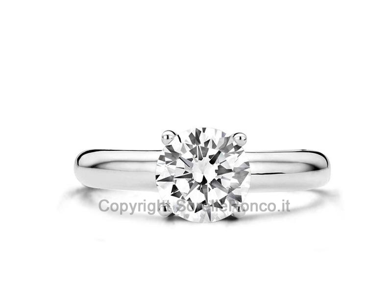 ANELLO SOLITARIO ZIRCONE TI SENTO MILANO