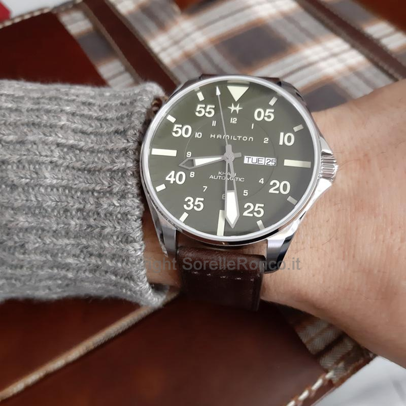 HAMILTON KHAKI AVIATION PILOT SCHOTT NYC 46MM