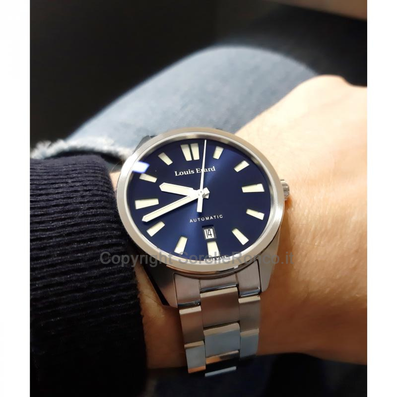 LOUIS ERARD SPORTIVE BLU 42MM AUTOMATICO ACCIAIO