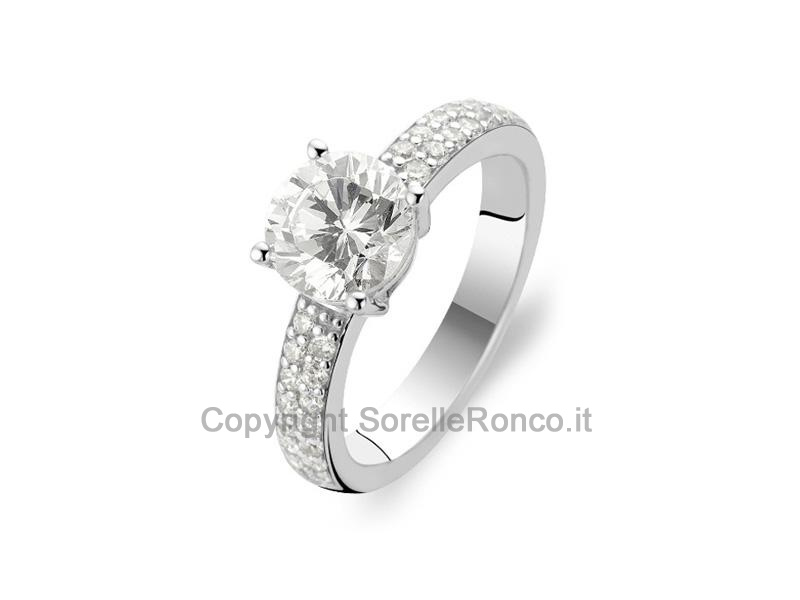ANELLO TI SENTO MILANO CON ZIRCONE