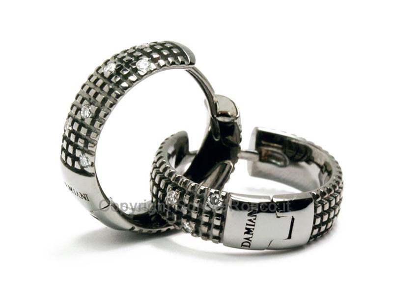 DAMIANI ORECCHI METROPOLITAN ORO BLACK