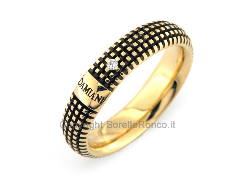 ANELLO METROPOLITAN DREAM DAMIANI GIALLO