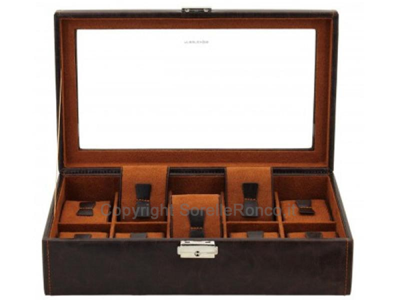 PORTA 10 OROLOGI FRIEDRICH BOND MARRONE