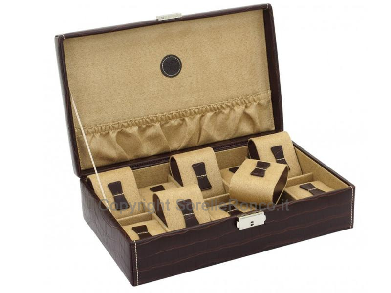 SCATOLA PORTA 10 OROLOGI FRIEDRICH