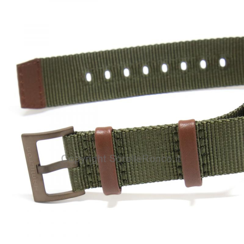 HAMILTON KHAKI FIELD 38MM VERDE CINTURINO NATO