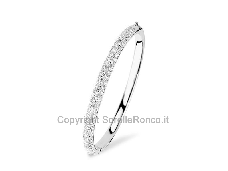 BRACCIALE TI SENTO MILANO IN ARGENTO 
