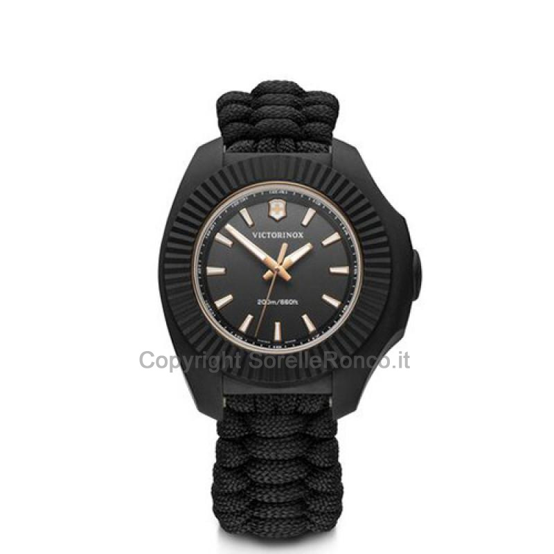 VICTORINOX I.N.O.X. V QUARZO ORO E NERO 43MM