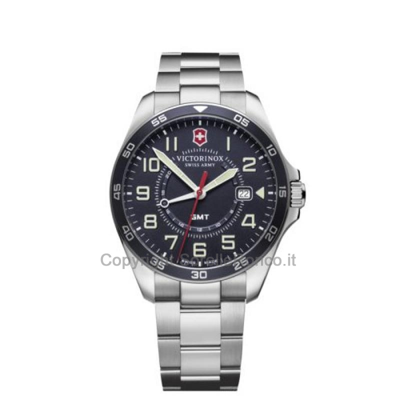 VICTORINOX FIELDFORCE GMT DOPPIO FUSO BLU 42MM