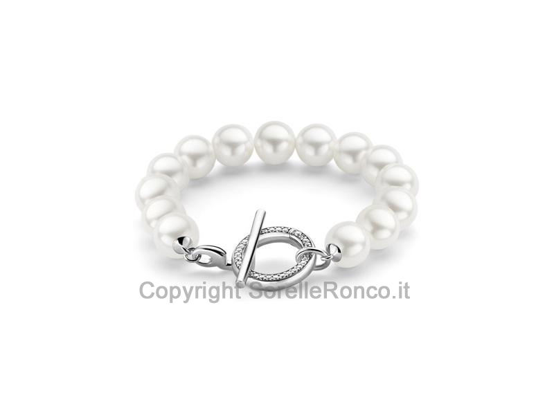 BRACCIALE TI SENTO MILANO FILO DI PERLE